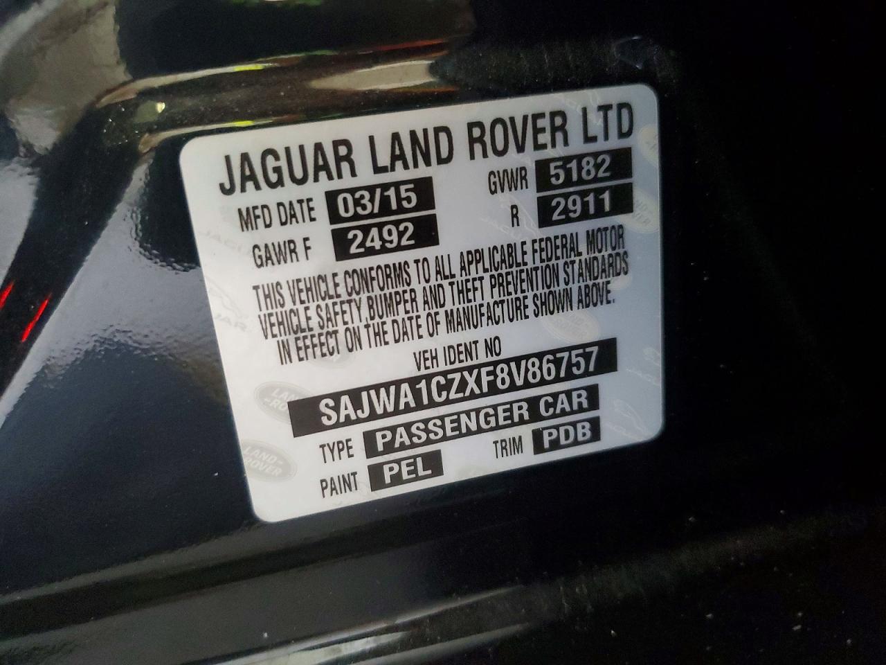 2015 JAGUAR XJ