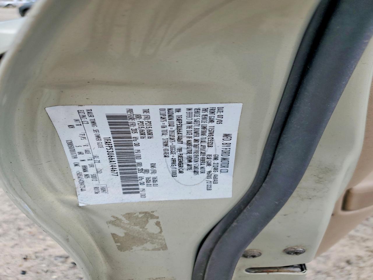 2006 FORD TAURUS