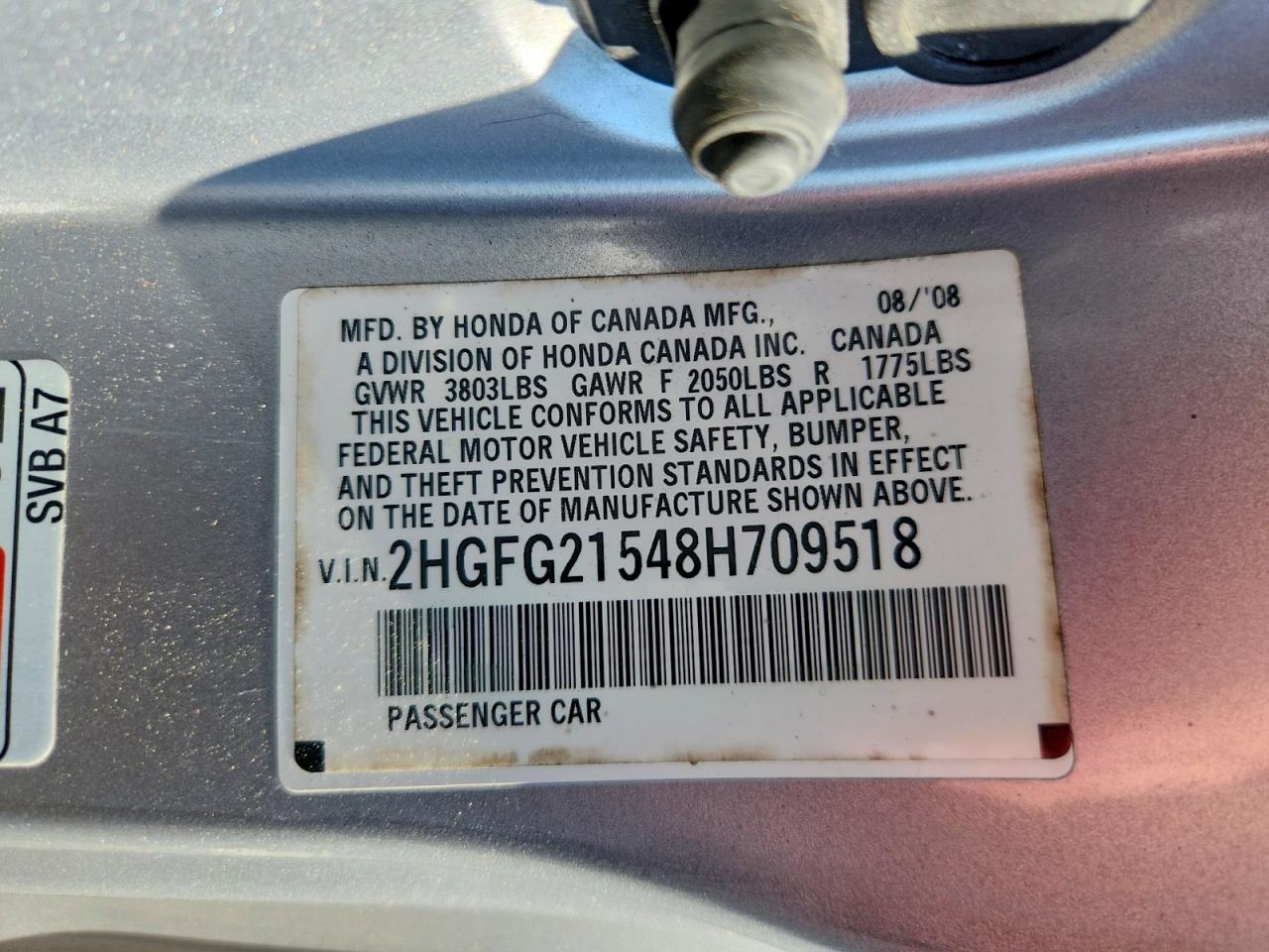 2008 HONDA CIVIC