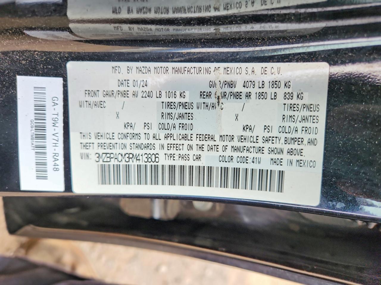 2024 MAZDA 3