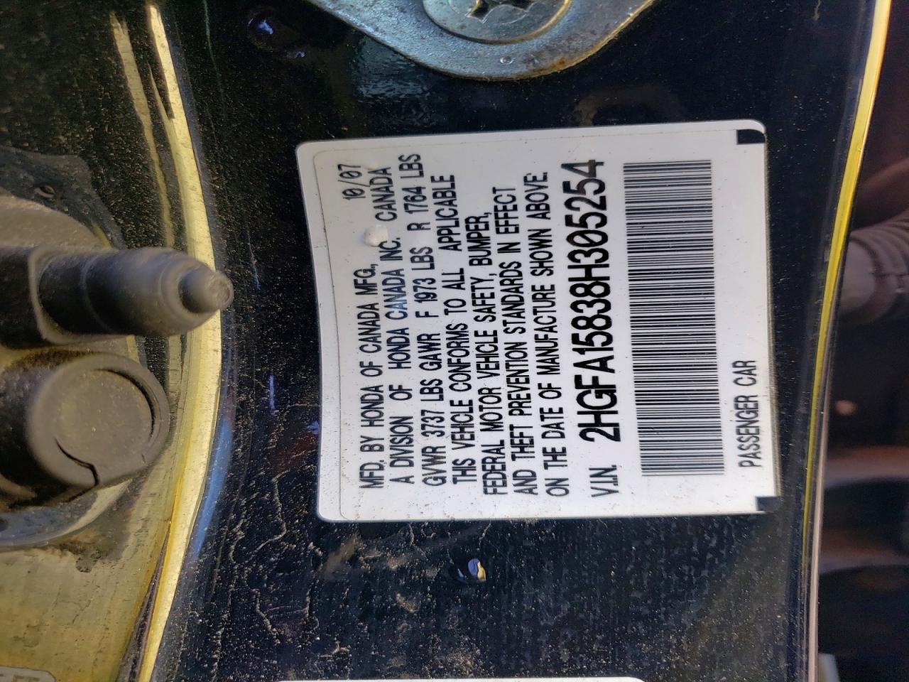 2008 HONDA CIVIC