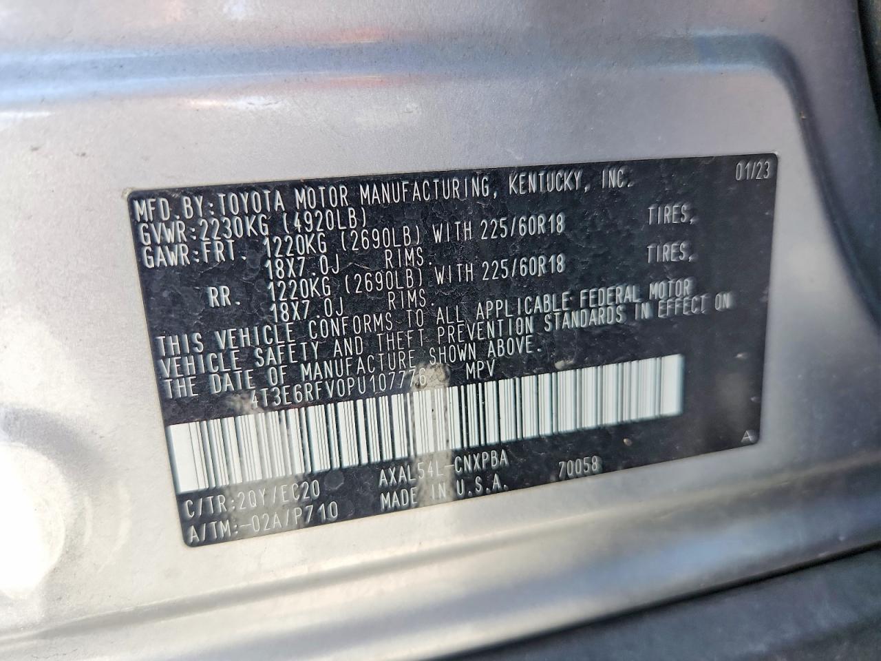 2023 TOYOTA RAV4