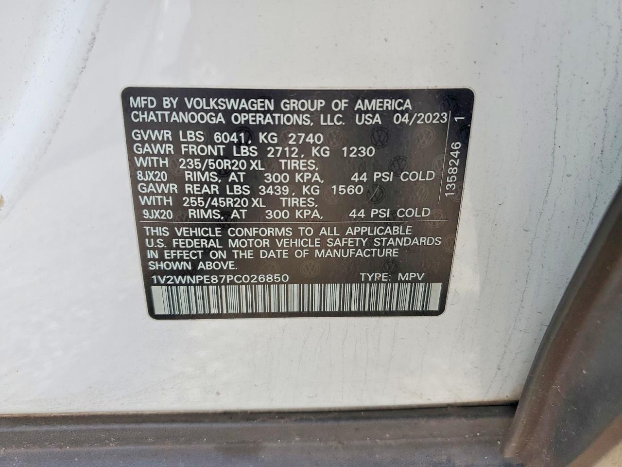 2023 VOLKSWAGEN ALL OTHER
