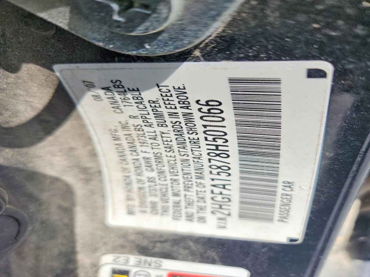 2008 HONDA CIVIC
