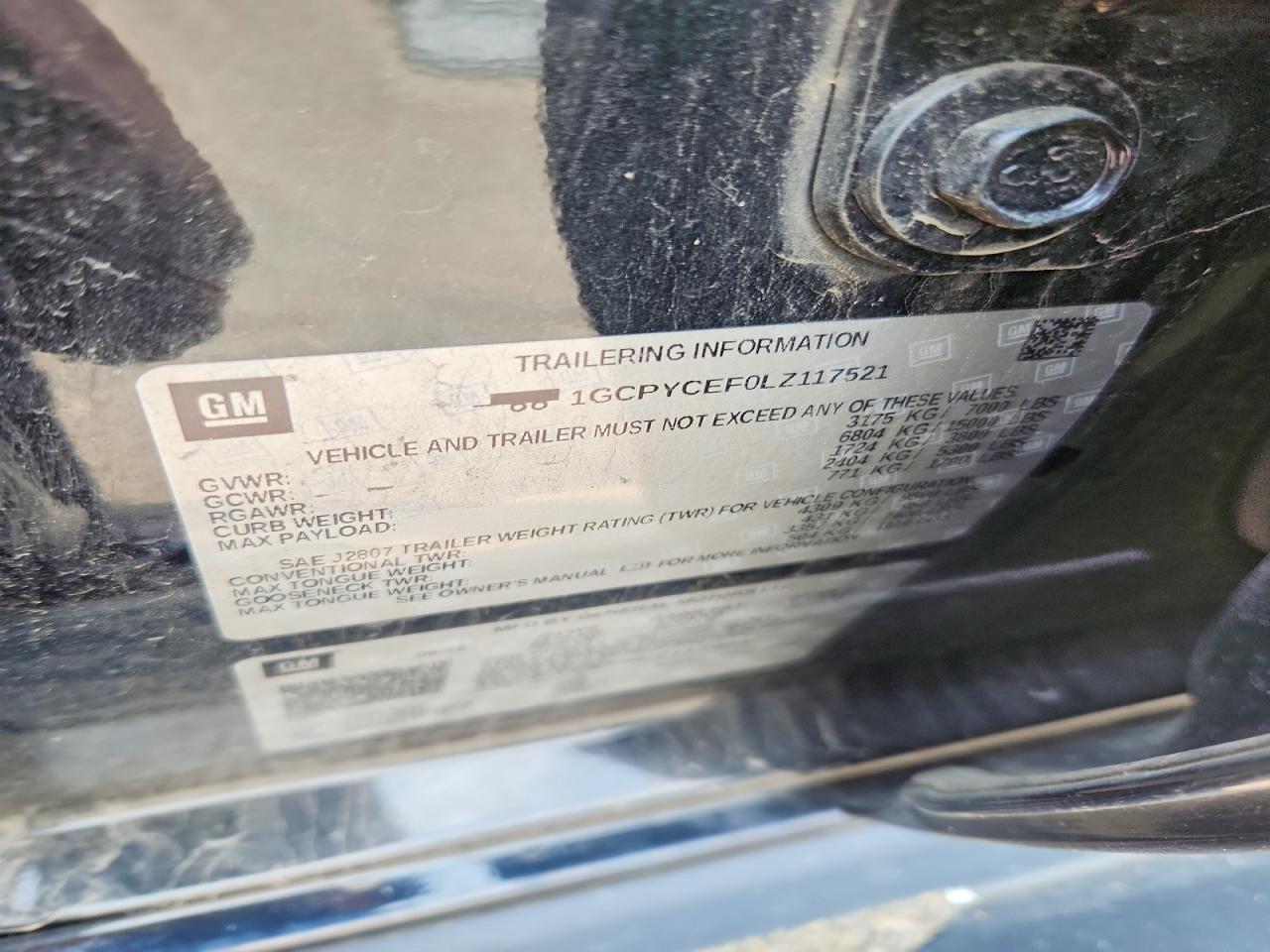 2020 CHEVROLET SILVERADO