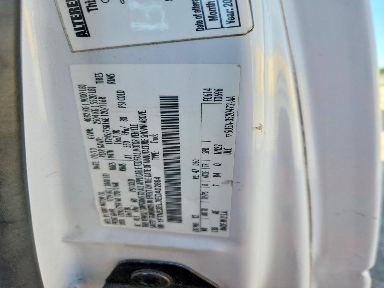 2014 FORD ECONOLINE