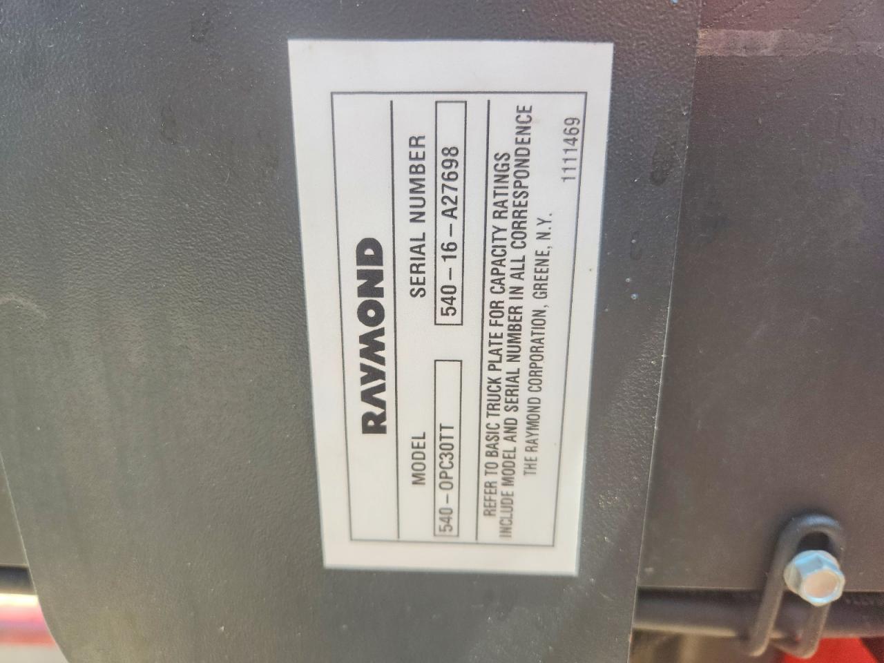 2016 RAYMOND UNKNOWN