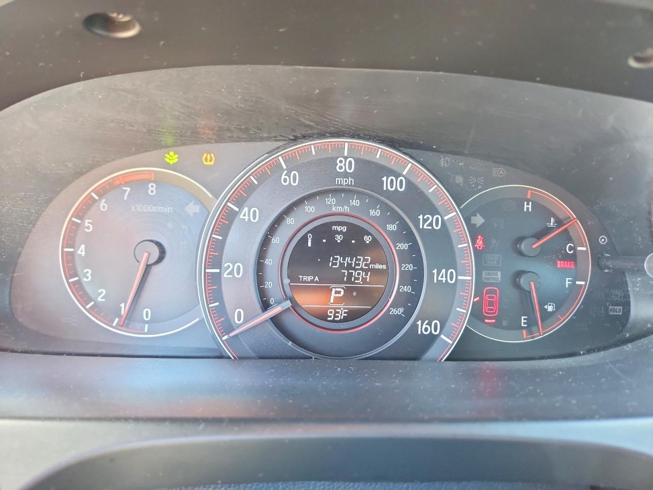 2016 HONDA ACCORD