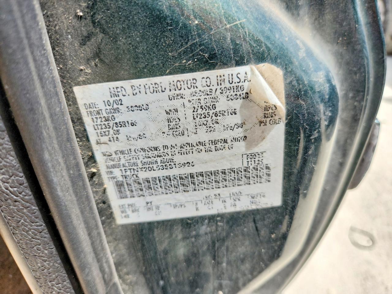 2003 FORD F250