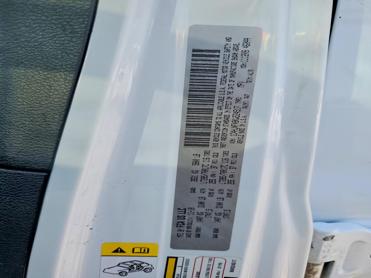 2019 JEEP WRANGLER
