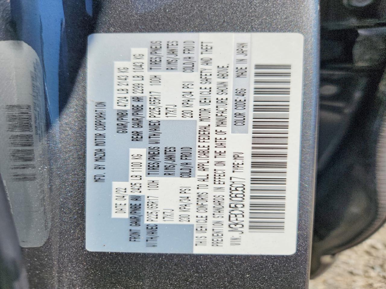 2022 MAZDA CX-5