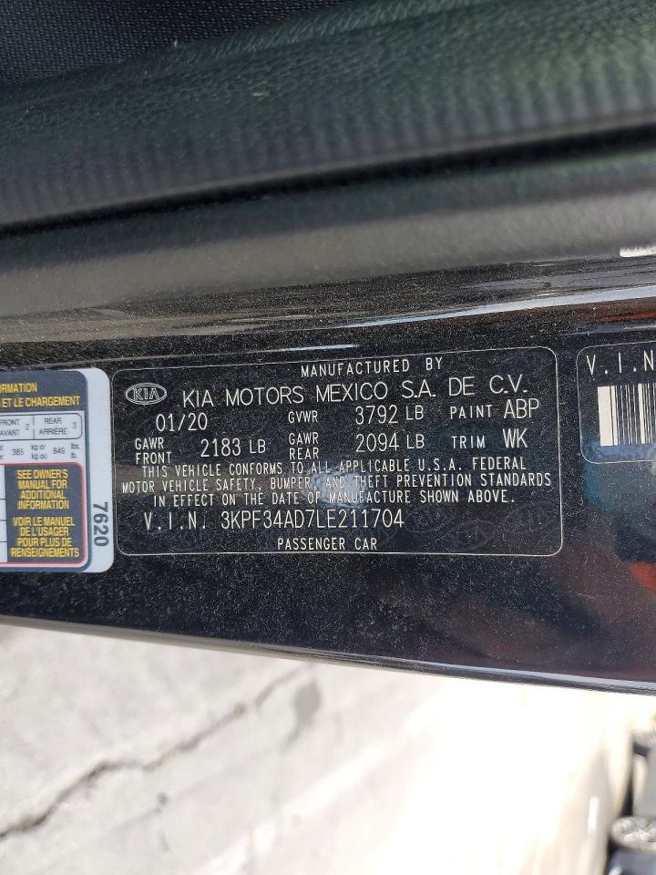 2020 KIA FORTE
