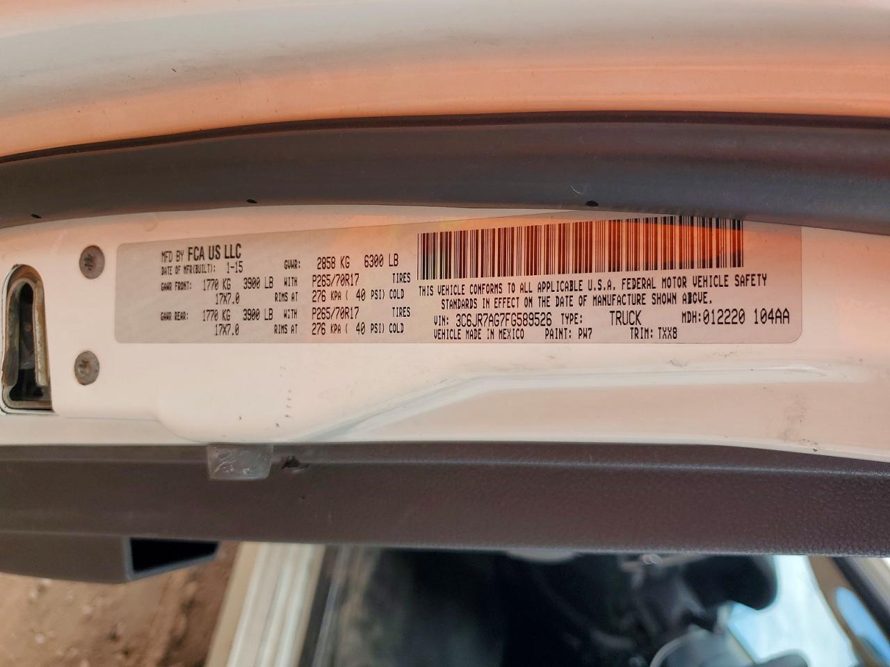2015 RAM 1500