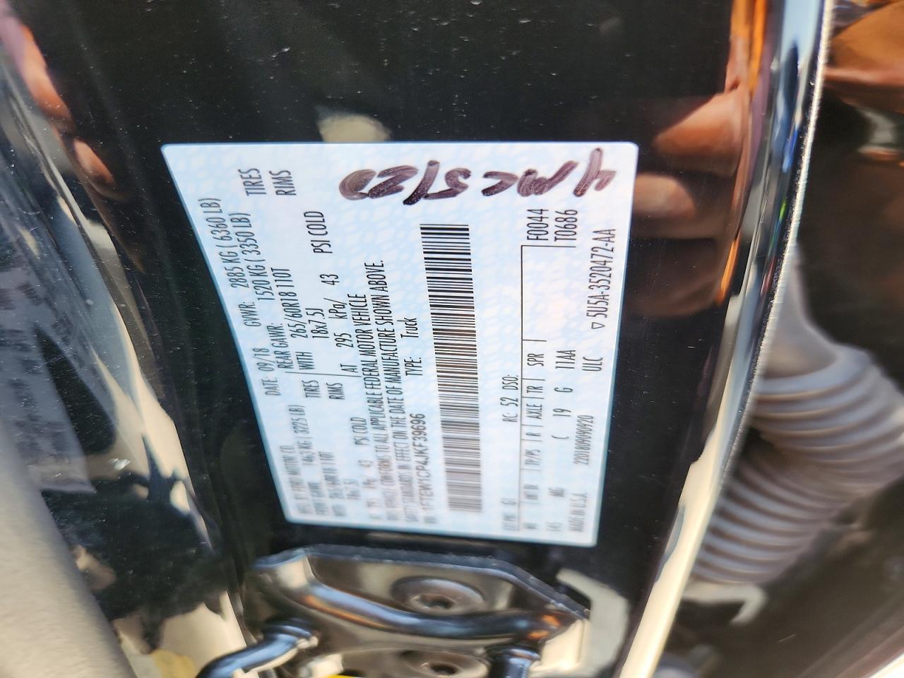 2018 FORD F150