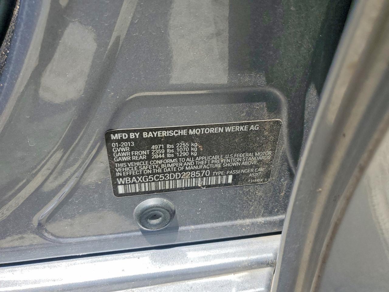 2013 BMW 5 SERIES