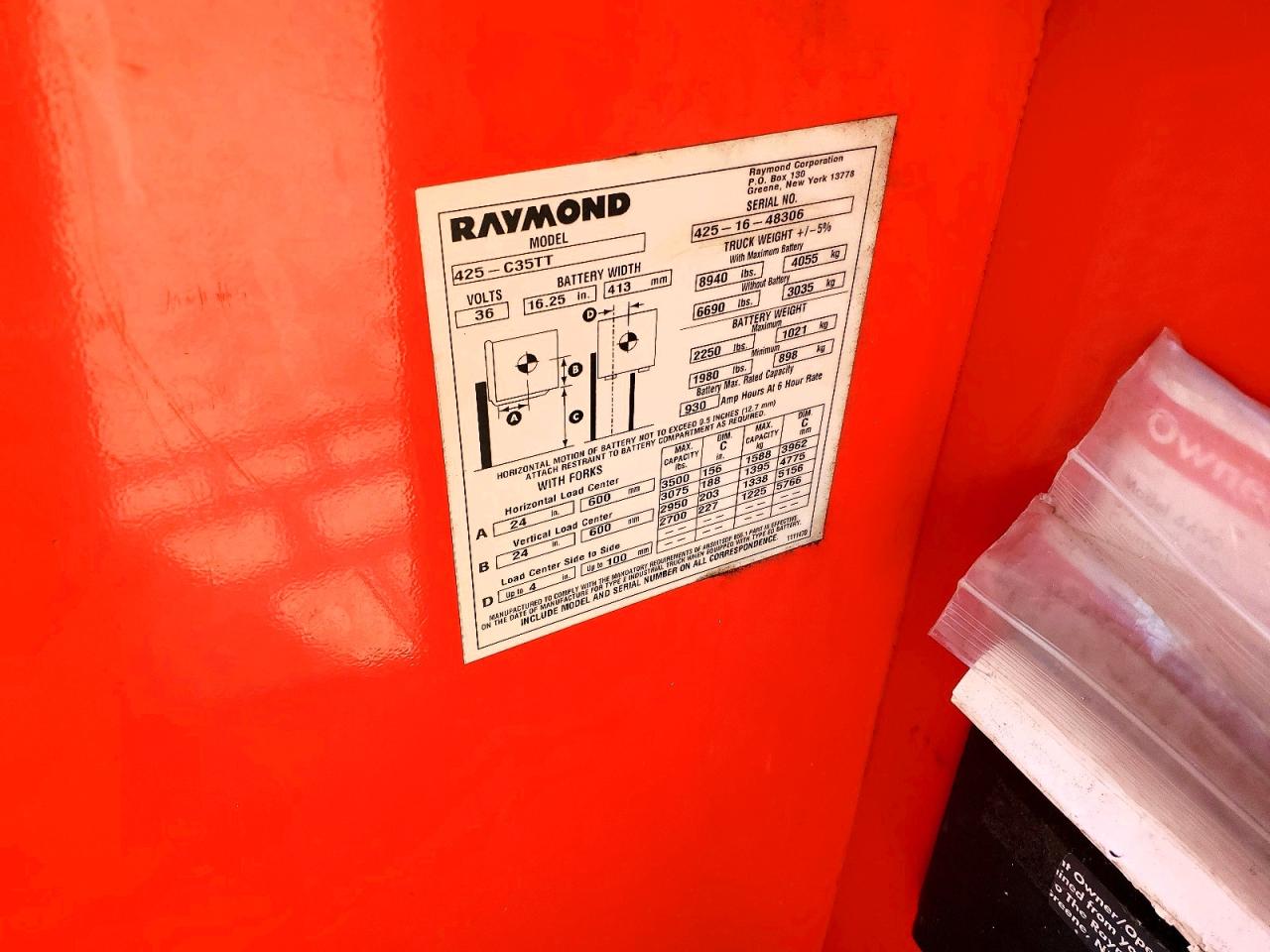 2016 RAYMOND Unknown