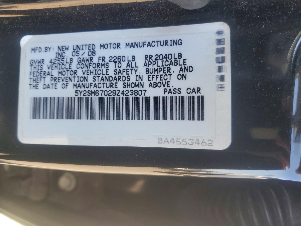 2009 PONTIAC VIBE