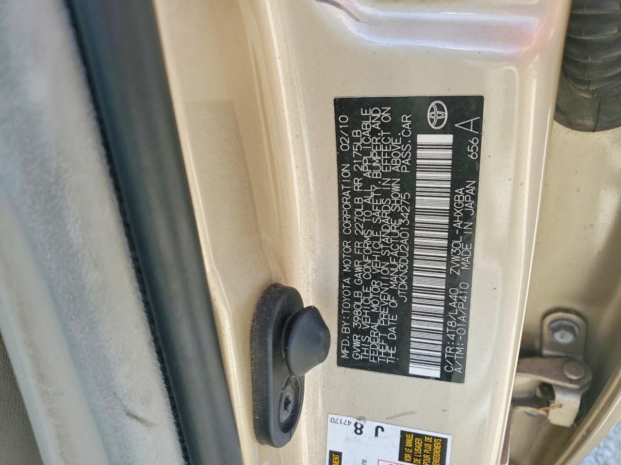 2010 TOYOTA PRIUS