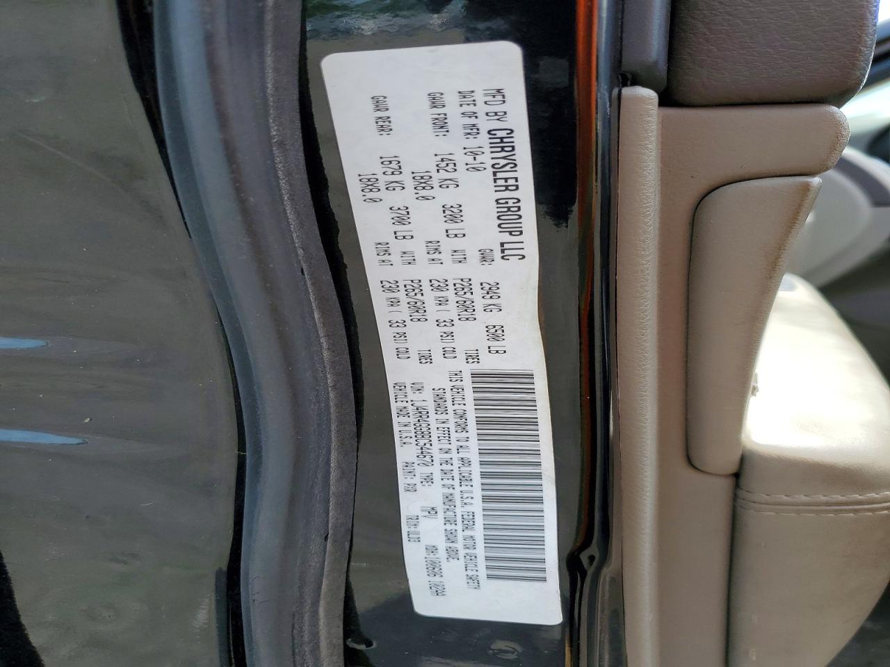 2011 JEEP GRAND CHER