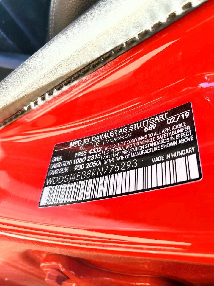 2019 MERCEDES-BENZ CLA-CLASS