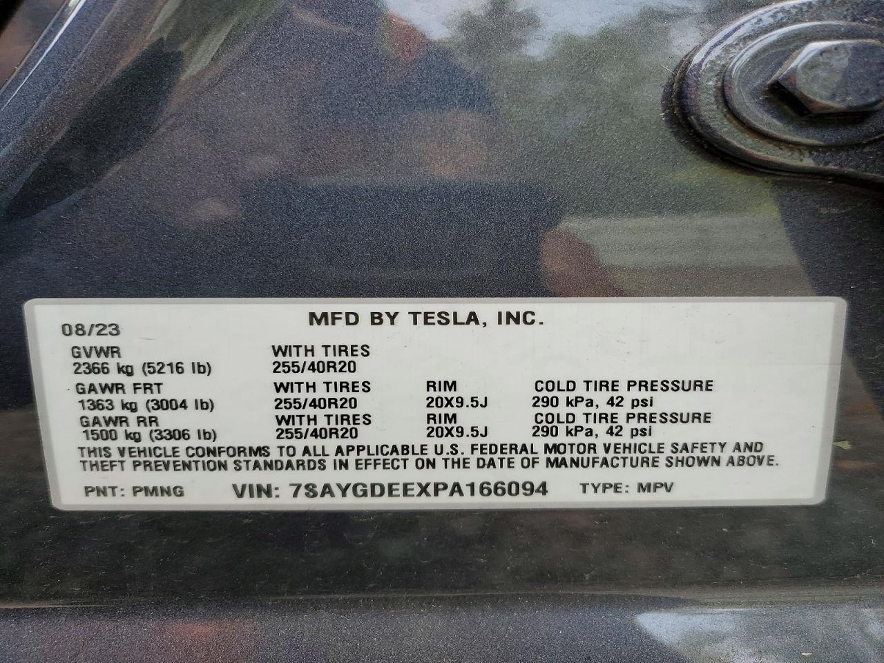2023 TESLA MODEL Y