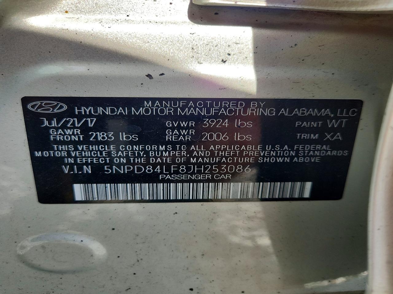 2018 HYUNDAI ELANTRA