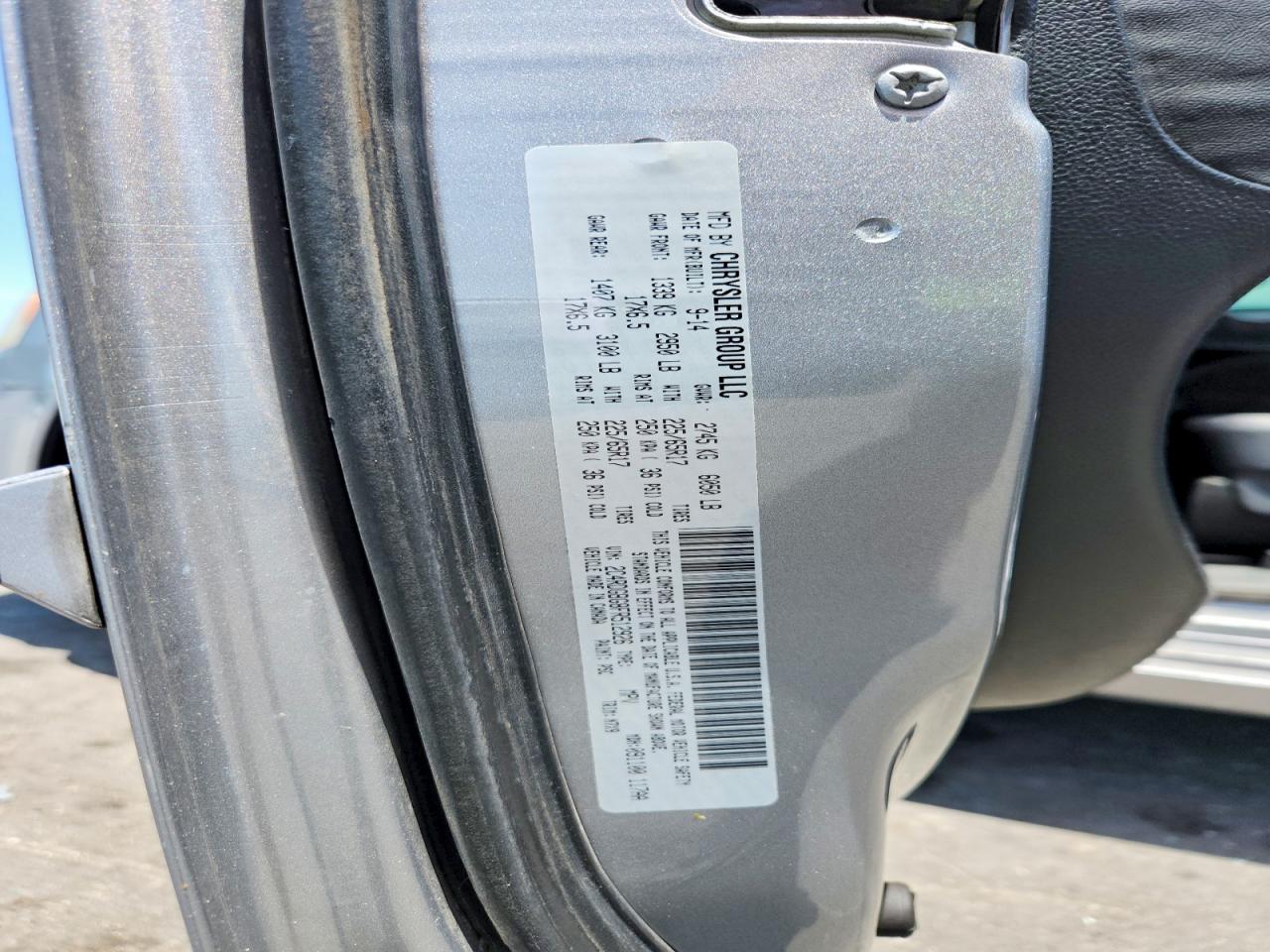 2015 DODGE CARAVAN