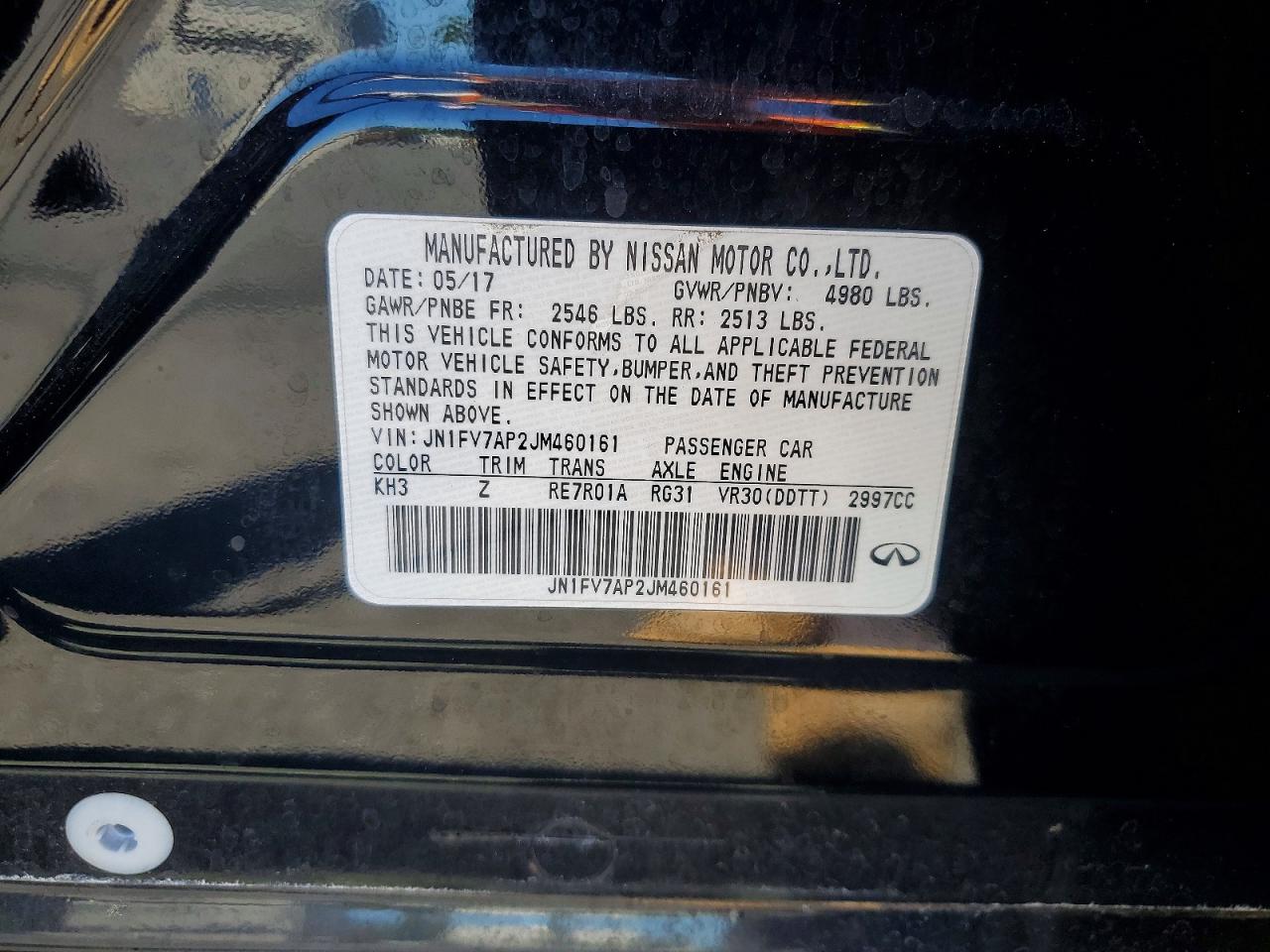 2018 INFINITI Q50