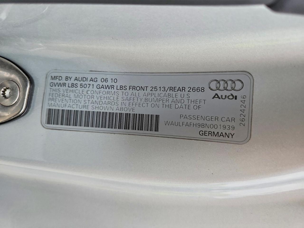 2011 AUDI A5