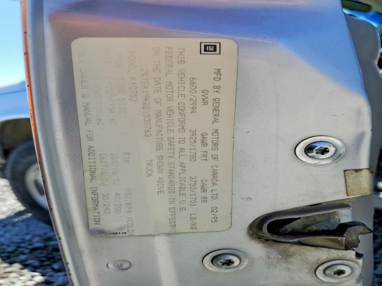 1995 GMC SIERRA