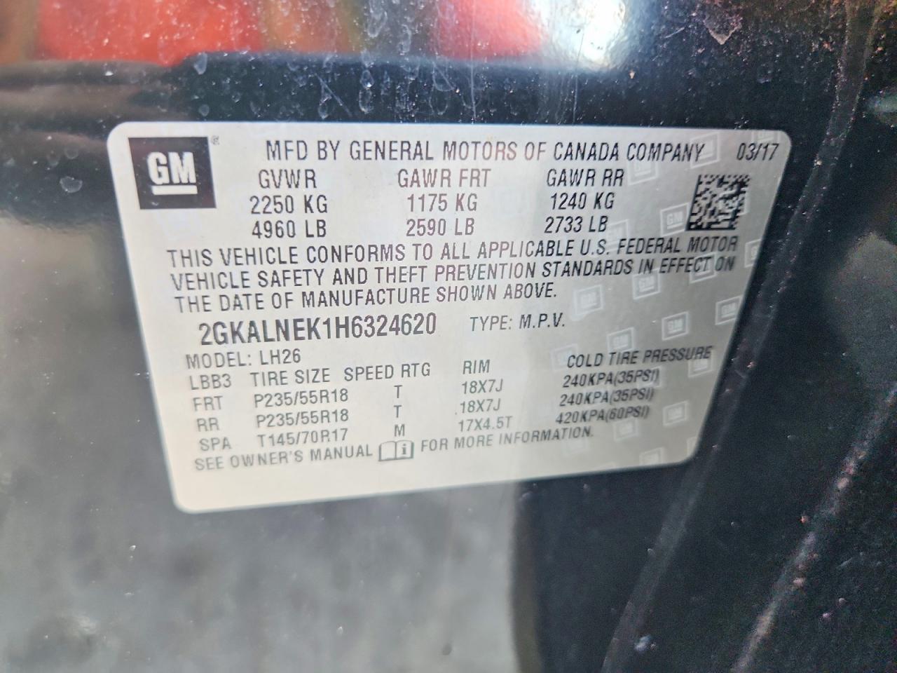 2017 GMC TERRAIN