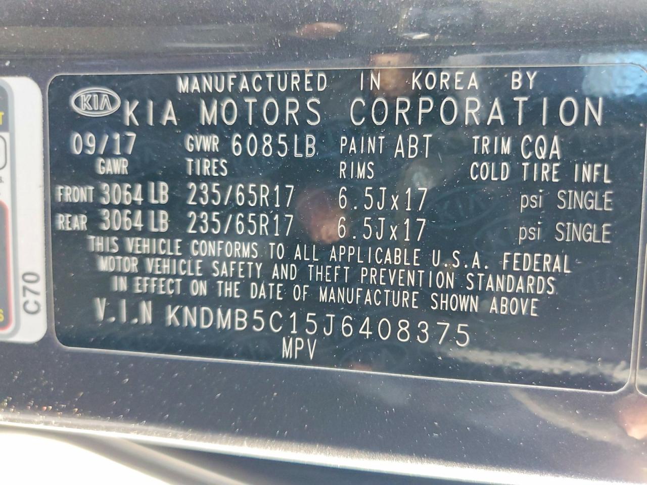 2018 KIA SEDONA