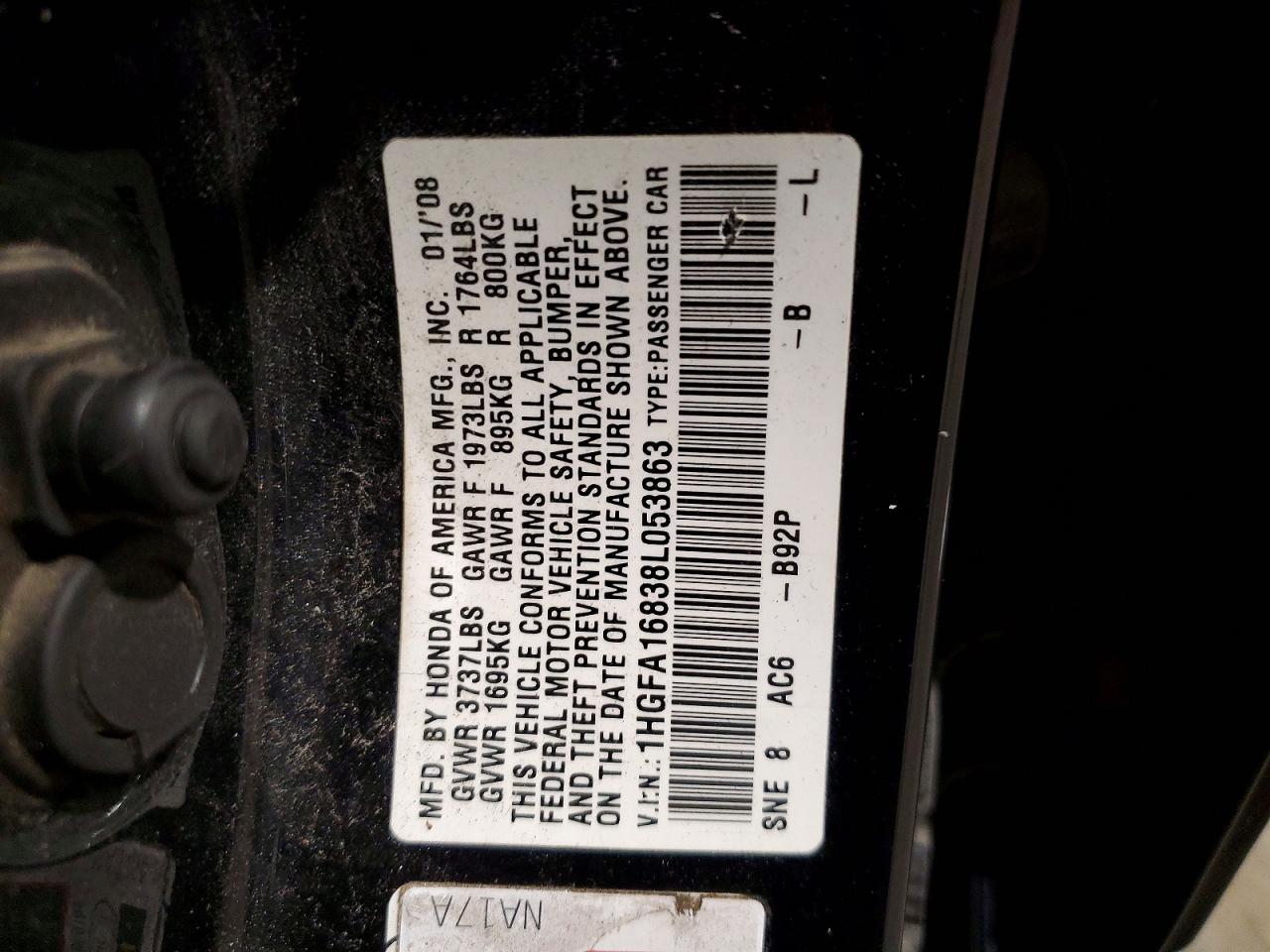 2008 HONDA CIVIC