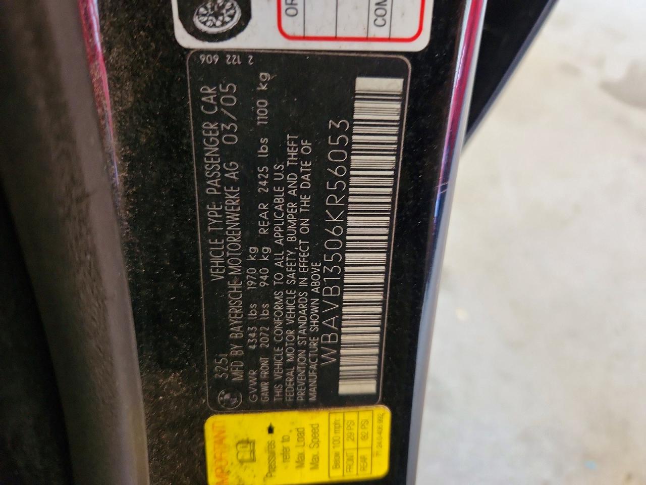 2006 BMW 3 SERIES