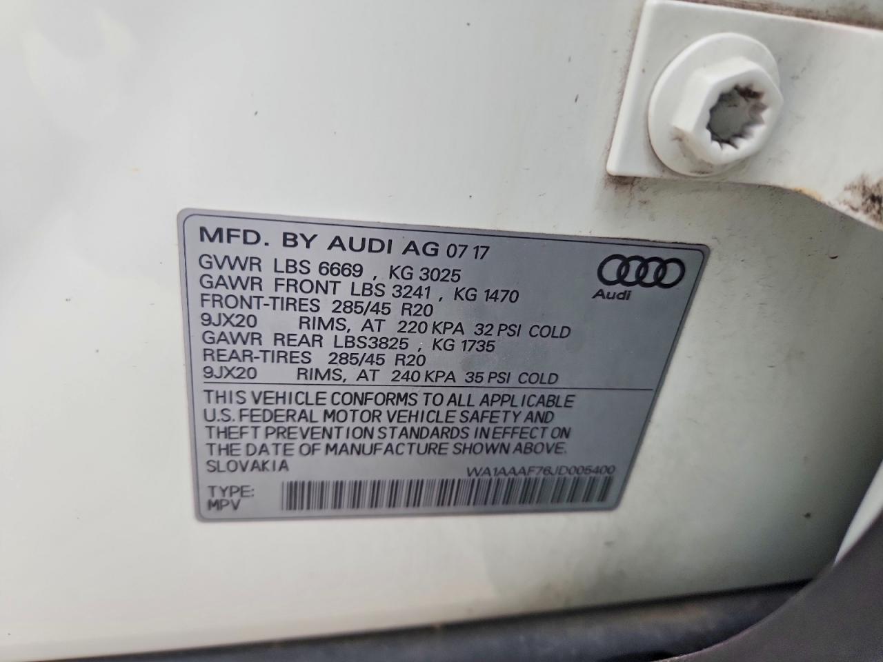 2018 AUDI Q7