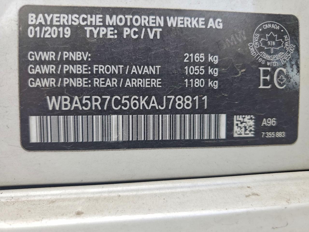 2019 BMW 3 SERIES