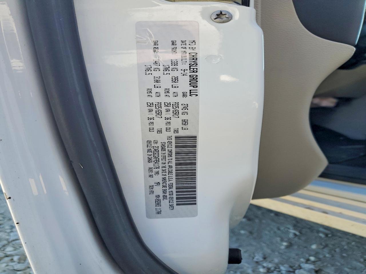 2015 DODGE CARAVAN