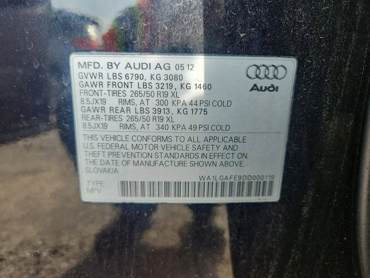 2013 AUDI Q7
