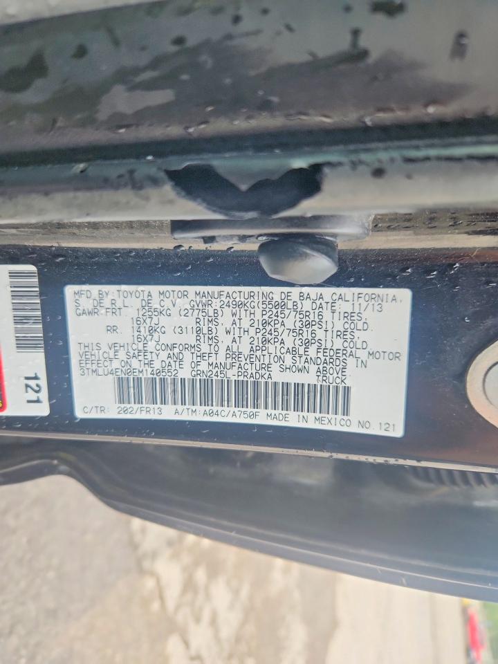 2014 TOYOTA TACOMA