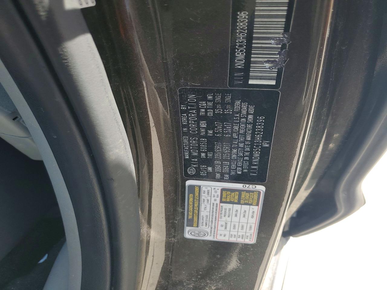 2017 KIA SEDONA