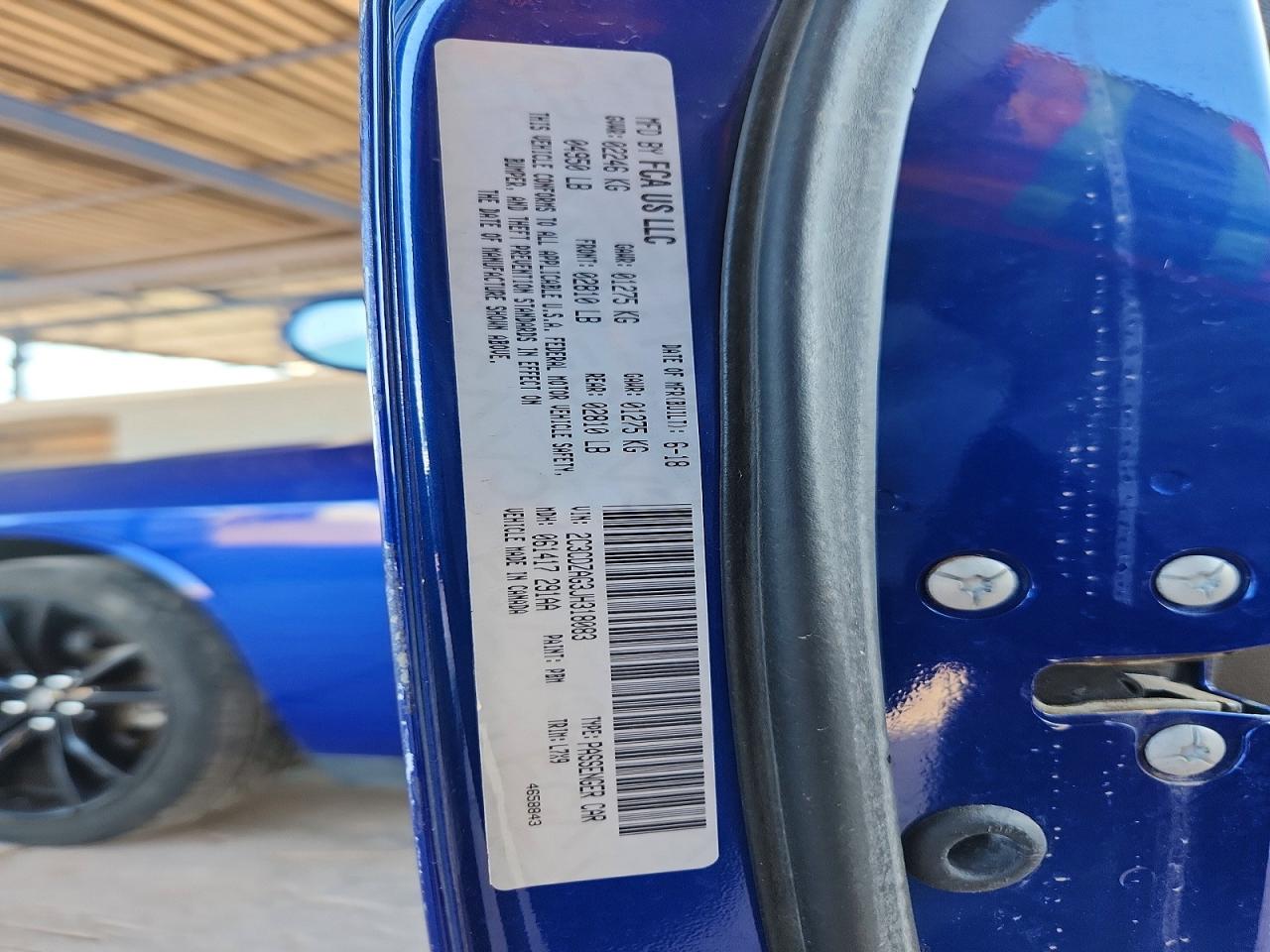2018 DODGE CHALLENGER