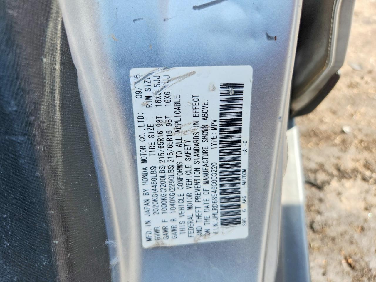 2006 HONDA CRV