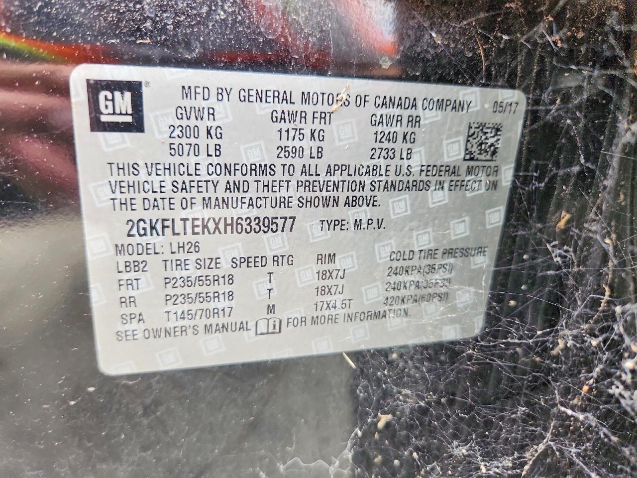 2017 GMC TERRAIN