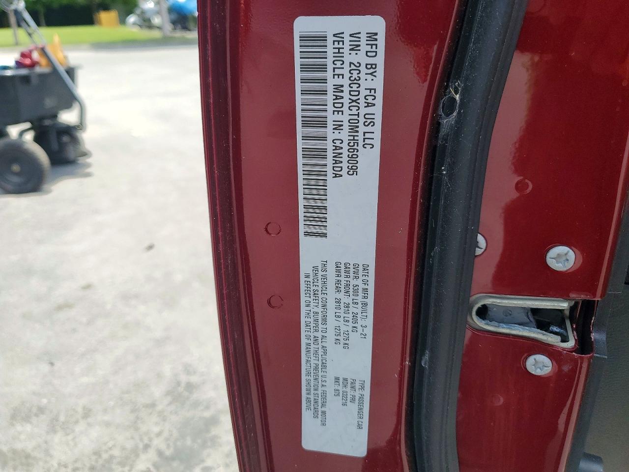 2021 DODGE CHARGER