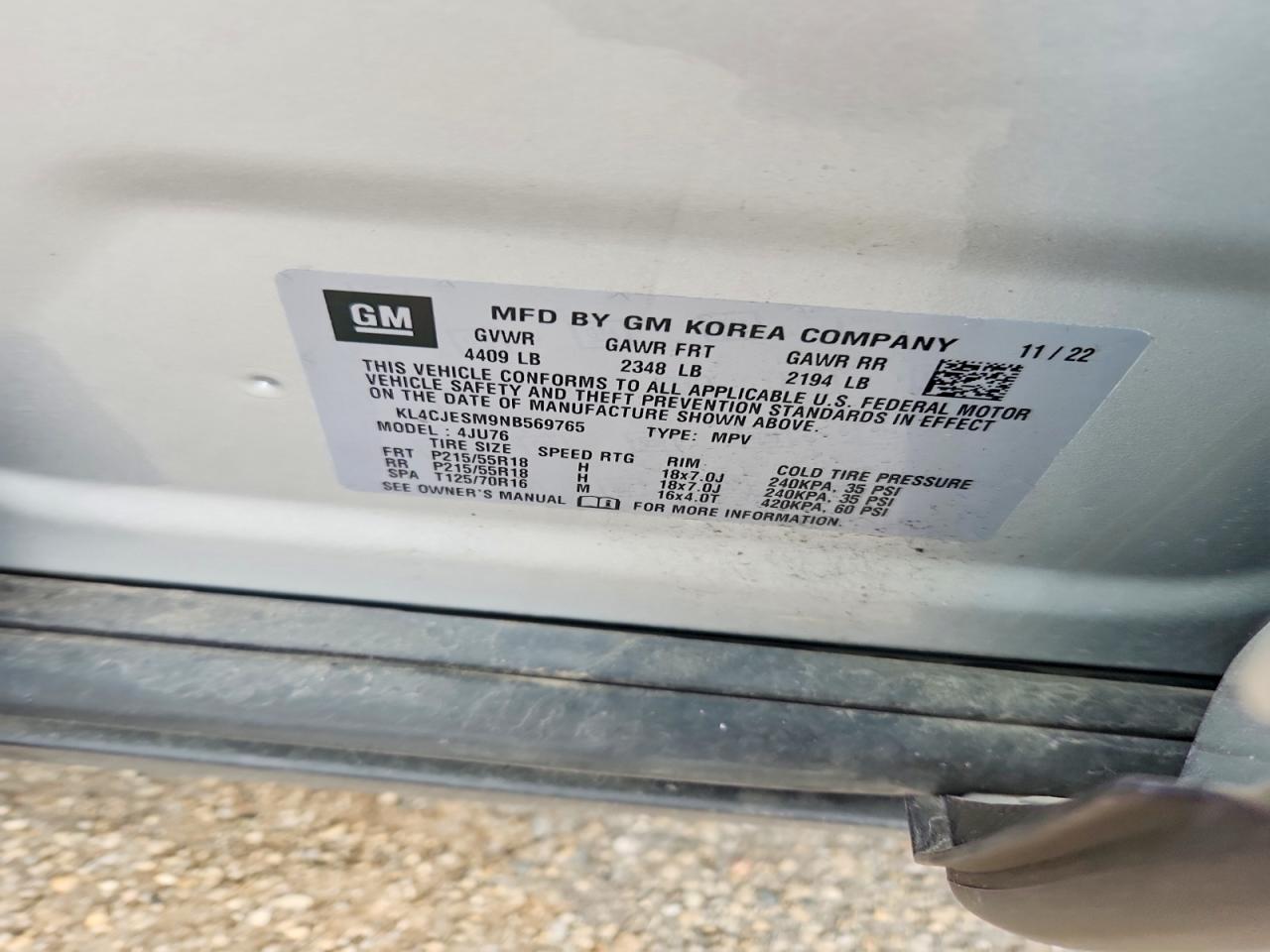 2022 BUICK ENCORE