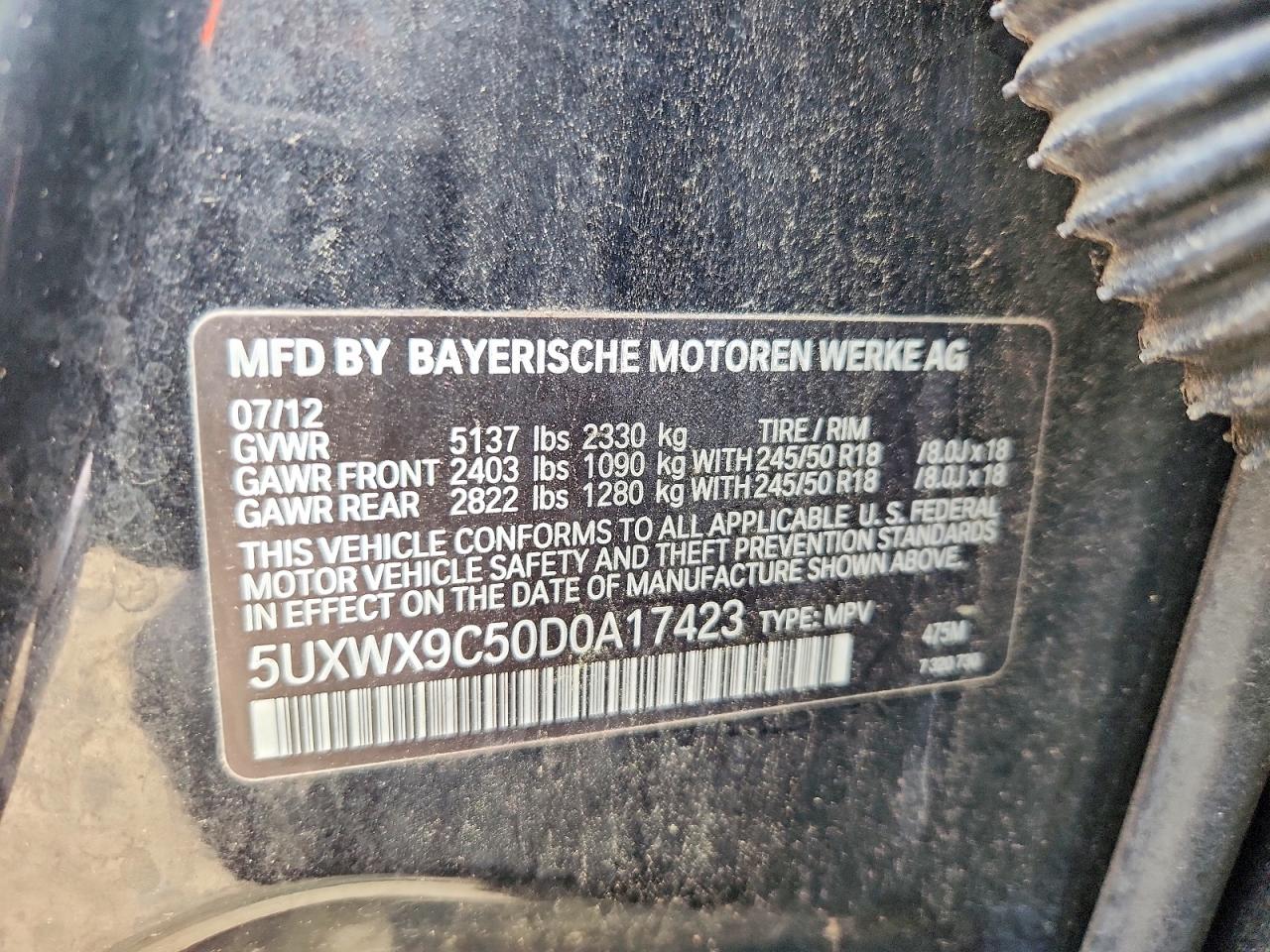 2013 BMW X3