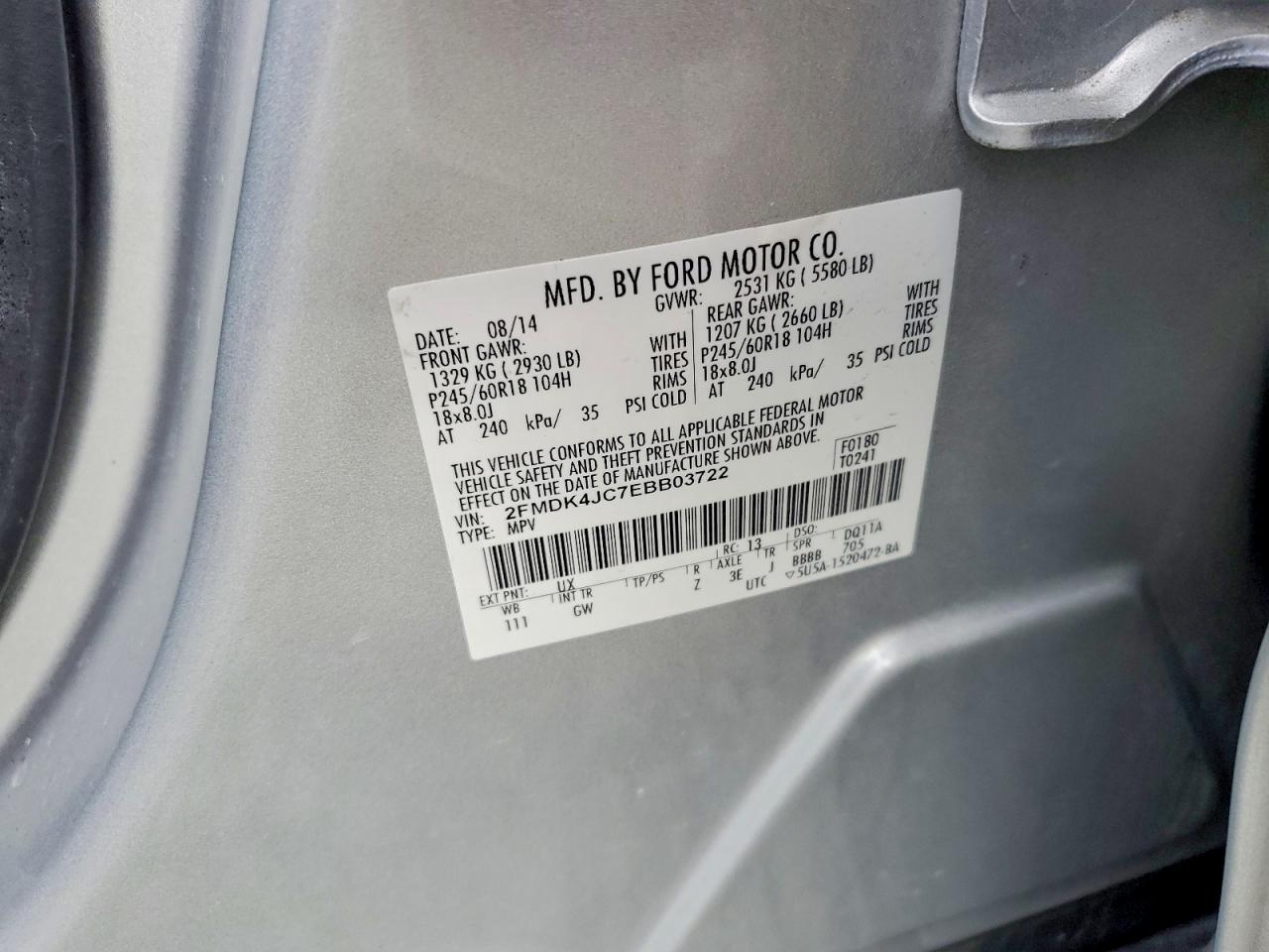 2014 FORD EDGE