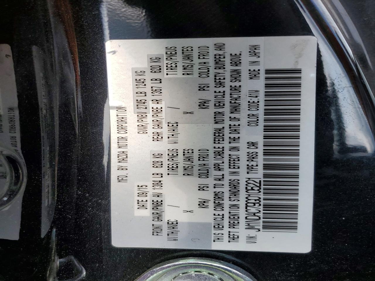 2016 MAZDA MX5