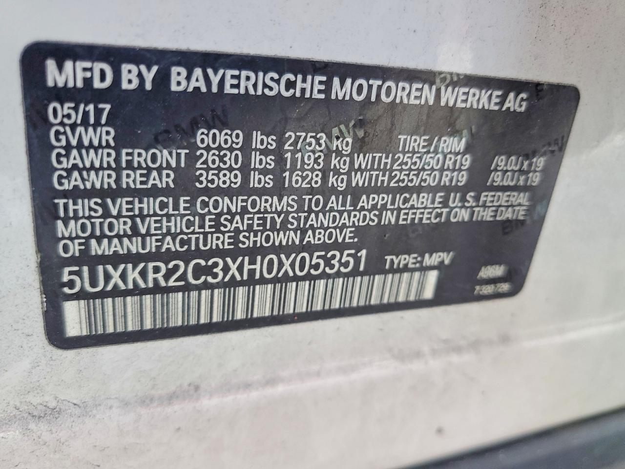 2017 BMW X5