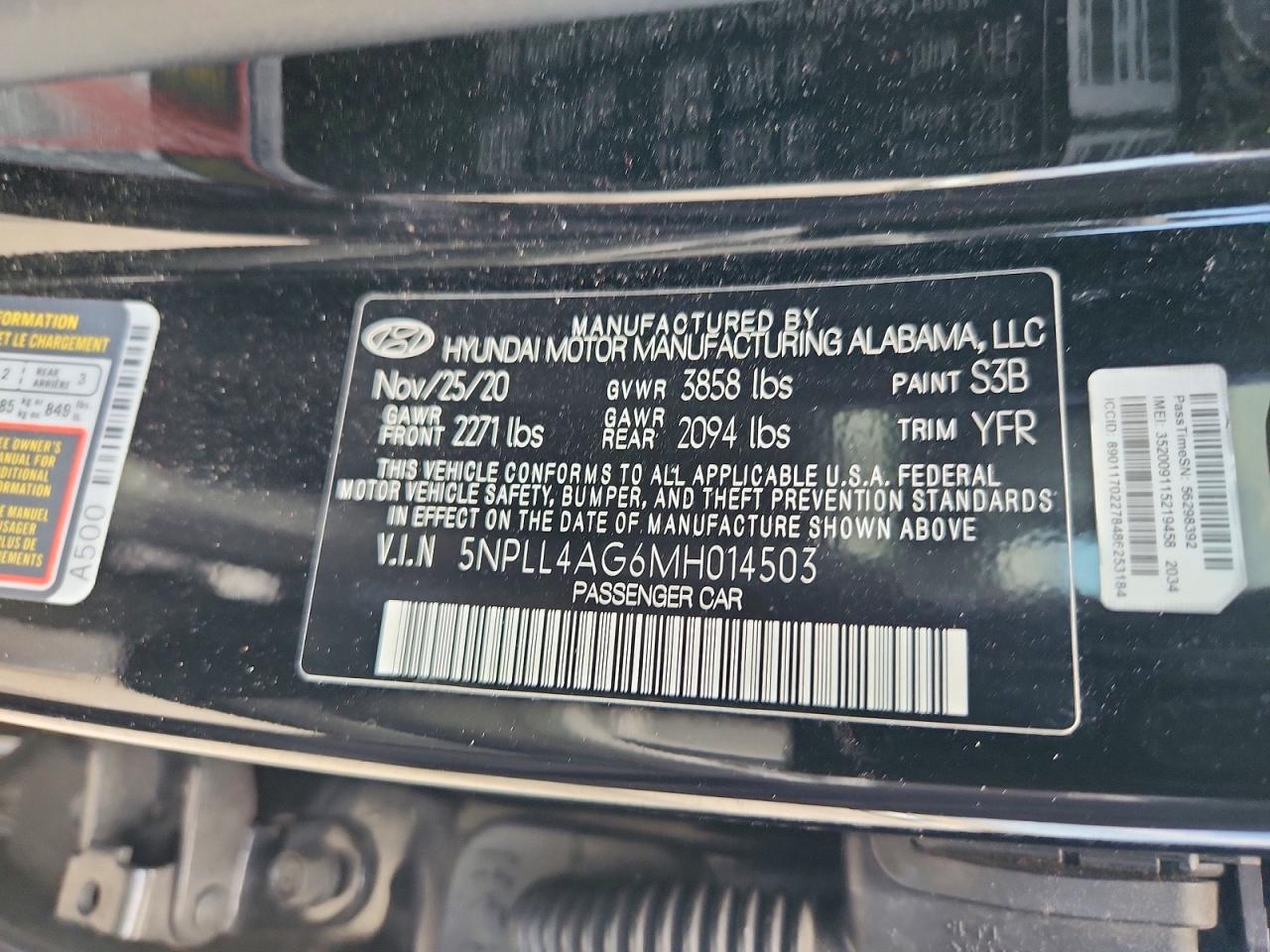 2021 HYUNDAI ELANTRA